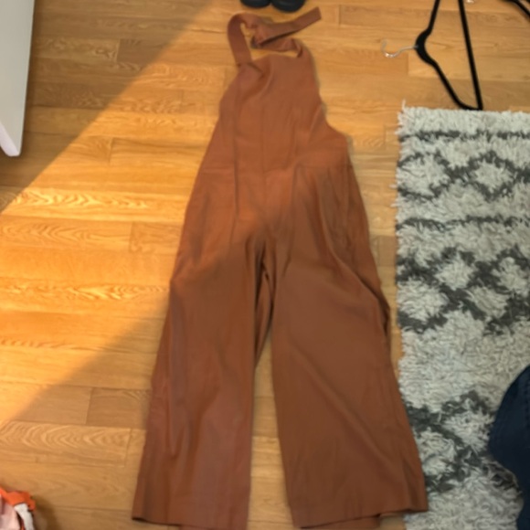 Halter Top Jumpsuit with Zippered Side Opening - Picture 2 of 12